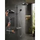 Hansgrohe Pulsify S Puro zuhanyrendszer 260 EcoSmart Ecostat Fine termosztáttal és 3jet kézizuhannyal króm 24237000