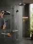 Hansgrohe Pulsify S Puro zuhanyrendszer 260 EcoSmart Ecostat Fine termosztáttal és 3jet kézizuhannyal króm 24237000