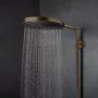 Hansgrohe Pulsify S Puro zuhanyrendszer 260 EcoSmart Ecostat Fine termosztáttal és 3jet kézizuhannyal szálcsiszolt bronz 24237140