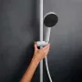 Hansgrohe Pulsify S Puro zuhanyrendszer 260 EcoSmart Ecostat Fine termosztáttal és 3jet kézizuhannyal matt fehér 24237700