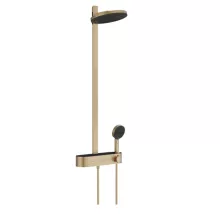   Hansgrohe Pulsify S Showerpipe 260 zuhanyrendszer termosztáttal, szálcsiszolt bronz 24240140