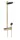 Hansgrohe Pulsify S Showerpipe 260 zuhanyrendszer termosztáttal, szálcsiszolt bronz 24240140