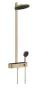 Hansgrohe Pulsify S Showerpipe 260 zuhanyrendszer termosztáttal, szálcsiszolt bronz 24240140