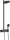 Hansgrohe Pulsify S Showerpipe 260 zuhanyrendszer termosztáttal, matt fekete 24240670