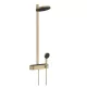 Hansgrohe Pulsify S Showerpipe 260 EcoSmart zuhanyrendszer termosztáttal, szálcsiszolt bronz 24241140
