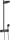 Hansgrohe Pulsify S Showerpipe 260 EcoSmart zuhanyrendszer termosztáttal, matt fekete 24241670