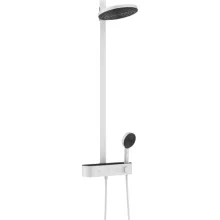   Hansgrohe Pulsify S Showerpipe 260 EcoSmart zuhanyrendszer termosztáttal, matt fehér 24241700
