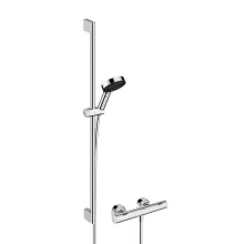   Hansgrohe Pulsify Select S Termosztátos zuhanycsaptelep, 3jet Relaxation EcoSmart kézizuhannyal, króm 24261000