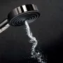 Hansgrohe Pulsify Select S Termosztátos zuhanycsaptelep 65cm-es zuhanyrúd, 3jet EcoSmart kézizuhannyal, króm 24262000