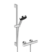   Hansgrohe Pulsify Select S Termosztátos zuhanycsaptelep Ecostat Element, 3jet Relaxation EcoSmart kézizuhannyal, króm 24272000