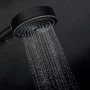 Hansgrohe Pulsify Select S Termosztátos zuhanycsaptelep Ecostat Element, 3jet Relaxation EcoSmart kézizuhannyal, matt fekete 24272670