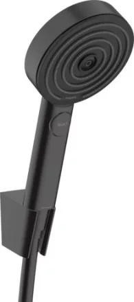 Hansgrohe Pulsify Select S zuhanytartó szett 105, 3 jet, Relaxation, 160 cm zuhanytömlő, matt fekete 24303670