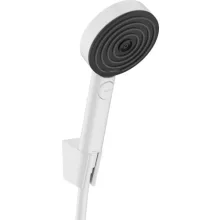   Hansgrohe Pulsify Select S zuhanytartó szett 105, 3 jet, Relaxation, 160 cm zuhanytömlő, matt fehér 24303700