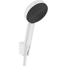   Hansgrohe Pulsify S Zuhanytartó készlet 1jet EcoSmart+ 125 cm-es zuhanytömlővel, matt fehér 24307700