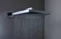 Hansgrohe Pulsify E fejzuhany modern króm kialakítással és PowderRain vízsugárral.