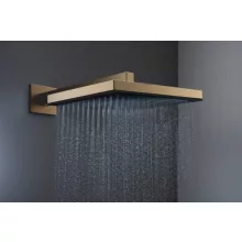 Hansgrohe Pulsify E fejzuhany 1jet 26x26 cm, szálcsiszolt bronz kivitelben.