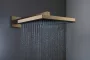 Hansgrohe Pulsify E fejzuhany 1jet 26x26 cm, szálcsiszolt bronz kivitelben.