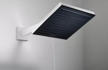 Hansgrohe Pulsify E fejzuhany 1jet 26x26 cm EcoSmart technológiával, matt fehér kivitelben.
