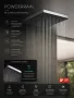 Hansgrohe Pulsify E fejzuhany 26x26 cm, 1jet EcoSmart+ technológiával, króm kivitelben.