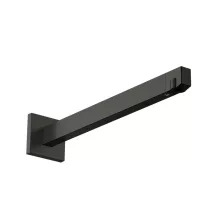   Hansgrohe zuhanykar E 390 mm, szálcsiszolt fekete/króm 24337340