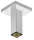 Hansgrohe króm mennyezeti csatlakozó E 100 mm 24338000