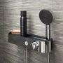 Hansgrohe ShowerTablet Select 400 zuhanytermosztát praktikus tárolófelülettel és króm felülettel