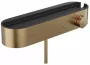 Hansgrohe ShowerTablet Select 400 termosztátos zuhanycsaptelep, szálcsiszolt bronz kivitelben