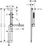 Hansgrohe Pulsify S Zuhanyszett 65 cm-es zuhanyrúddal 1jet, EcoSmart+, matt fekete 24373670