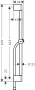 Hansgrohe Unica Zuhanyrúd Pulsify S 65 cm toló csúszkával és 160 cm-es zuhanytömlővel szálcsiszolt fekete króm 24400340
