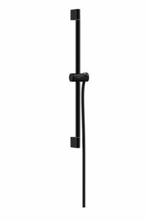 Hansgrohe Unica Zuhanyrúd Pulsify S 65 cm, toló csúszkával és zuhanytömlővel, matt fekete 24400670