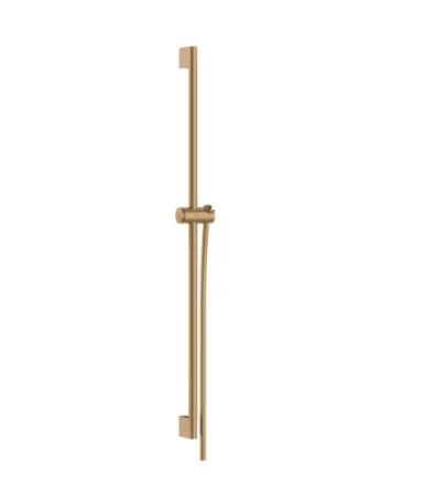 Hansgrohe Unica Zuhanyrúd Pulsify S 90 cm toló csúszkával és 160 cm-es zuhanytömlővel szálcsiszolt bronz 24401140