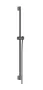 Hansgrohe Unica Zuhanyrúd Pulsify S 90 cm, toló csúszkával és zuhanytömlővel, szálcsiszolt fekete króm 24401340