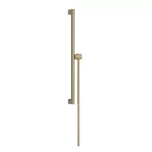   Hansgrohe Unica Zuhanyrúd S Puro 650 mm, 160 cm-es zuhanytömlővel, szálcsiszolt bronz 24402140
