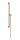 Hansgrohe Unica Zuhanyrúd S Puro 650 mm, 160 cm-es zuhanytömlővel, szálcsiszolt bronz 24402140