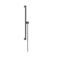 Hansgrohe Unica Zuhanyrúd S Puro 650 mm 160 cm-es zuhanytömlővel szálcsiszolt fekete króm 24402340