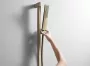 Hansgrohe Unica Zuhanyrúd E Puro 90 cm, 160 cm-es zuhanytömlővel, szálcsiszolt bronz 24403140