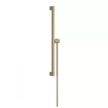   Hansgrohe Unica Zuhanyrúd S Puro 65 cm, 160 cm-es zuhanytömlővel, szálcsiszolt bronz 24404140