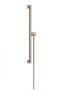 Hansgrohe Unica Zuhanyrúd S Puro 65 cm, 160 cm-es zuhanytömlővel, szálcsiszolt bronz 24404140