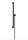 Hansgrohe Unica Zuhanyrúd S Puro 65 cm, 160 cm-es zuhanytömlővel, matt fekete 24404670