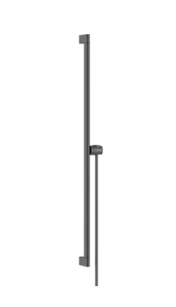 Hansgrohe Unica Zuhanyrúd S Puro 900 mm 160 cm-es zuhanytömlővel szálcsiszolt fekete króm 24405340