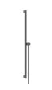 Hansgrohe Unica Zuhanyrúd S Puro 900 mm 160 cm-es zuhanytömlővel szálcsiszolt fekete króm 24405340