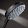 Hansgrohe Raindance Alive Select S 3 funkciós kézizuhany 125, szálcsiszolt fekete/króm 24500340