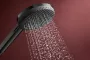 Hansgrohe Raindance Alive Select S 3 funkciós kézizuhany 125 EcoSmart+, szálcsiszolt fekete/króm kivitelben