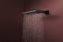 Hansgrohe Raindance Alive Q fejzuhany 340x210 mm, matt fekete 24530670