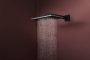 Hansgrohe Raindance Alive Q fejzuhany 340x210 mm, matt fekete 24530670