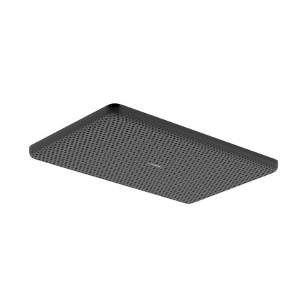Hansgrohe Raindance Alive Q fejzuhany 340x210 mm EcoSmart, szálcsiszolt fekete/króm 24531340