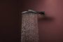 Hansgrohe Raindance Alive S 300 két funkciós fejzuhany zuhanykarral, szálcsiszolt fekete/króm 24540340