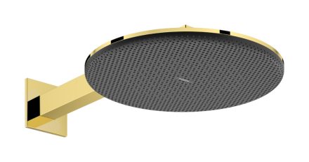 Hansgrohe Raindance Alive S 300 két funkciós fejzuhany zuhanykarral EcoSmart, polírozott arany hatású 24541990