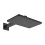 Hansgrohe Raindance Alive Q 2 funkciós fejzuhany zuhanykarral 340x210 mm EcoSmart, szálcsiszolt fekete/króm 24551340