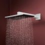 Hansgrohe Raindance Alive Q 2 funkciós fejzuhany zuhanykarral 340x210 mm EcoSmart, matt fehér 24551700